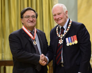 Nassif Ghoussoub, O.C. and Governor General of Canada, His Excellency the Right Honourable David Johnston